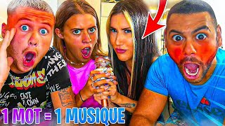 Un mot  UNE MUSIQUE feat THESAPHIR LIDEALOFF ydrissia CHALLENGE 🤣🎤🎼 Neymar en équipe de France [upl. by Klos]