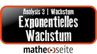 Exponentielles Wachstum berechnen  A3003 [upl. by Aima979]