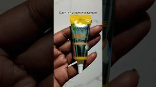 Vitamin c Garnier serum 💪 skincare skincaretips skincareroutine beautytips youtubeshorts [upl. by Ynffit]