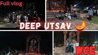 Deep Utsav 🎉🪔  Art circle💥  Walchnad engineering walchand campuslife diwali [upl. by Vaasta]