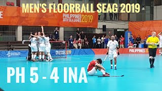 SEA Games 2019  Mens Floorball  Philippines vs Indonesia [upl. by Storm]