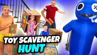 Rainbow Friends in Real Life Steal Our Surprise Eggs Toy Scavenger Hunt [upl. by Frodina359]