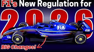 FIA Unveils Major Changes for the 2026 F1 Season What are the New Regulations [upl. by Audres21]