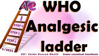 WHO analgesic ladder  What is pain amp Pain Assessment scales steps for breakthrough pain control [upl. by Jeffries]