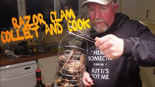 How to collect Razor Clams  Forage Collect and Cook [upl. by Stephanie]