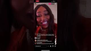 Tanisha from bgc talks about Natalie Nunn 😱😬 instagram instagramlive viral explorepage [upl. by Dyrrej]