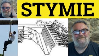 🔵 Define Stymie  Stymie Defined  Stymied Explained  Vocabulary Builder ESL British Pronunciation [upl. by Leventis561]