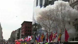 RAW Watch Boston Marathon explosions [upl. by Eggett]