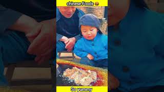 Chinese Burger Dinner for grandpa and grandson food [upl. by Maidy651]