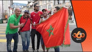 Le360ma • Les Marocains de Genève attendent les Lions avec impatience [upl. by Einnaj]