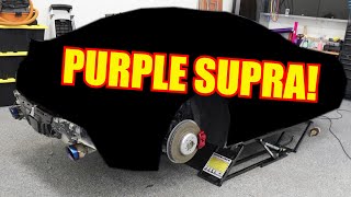 Revealing my new PURPLE Toyota Supra [upl. by Aral]