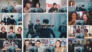 ATEEZ ‘Deja Vu’ MV React Mashup [upl. by Annavoeg]