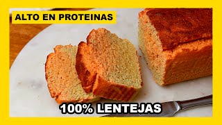 🔶 SOLO con LENTEJAS hace este PAN  FÁCIL Y RÁPIDO Receta sin gluten y vegana [upl. by Kotz153]