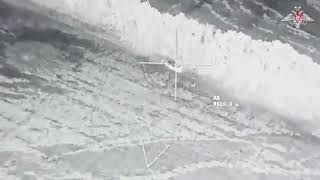 Inokhodets Attack UAV Destroys Ukrainian Armoured Vehicle in Kursk Region [upl. by Munafo]