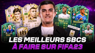 LES MEILLEURS SBCS A FAIRE SUR FIFA 23  BAILLY JAIRZINHO MALDINI BELLEGARDE SILAS [upl. by Starla]