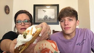 24 Taco Challenge From Taco Bell Mukbang 💋 [upl. by Naesal]