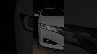 Honda city modified lights🤍hondacitymodifiedcarautomobileshortssubscribeabraarkadiwal [upl. by Diana]