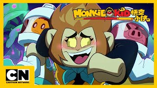 Monkie Kid  Să gătim pe lună  Cartoon Network [upl. by Yvaht]