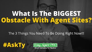 In The Lead 18 Whats The Biggest Obstacle Real Estate Agents Have With Their Websites [upl. by Glynnis]