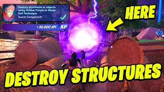 How to EASILY Destroy Structures or Objects using Hollow Purple or Straw Doll Technique  Fortnite [upl. by Leach]