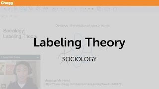 Labeling Theory  Sociology  Chegg Tutors [upl. by Irafat894]