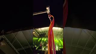 Aerial Silks on a Crane aerialoncrane portugalaerialist portoaerialist aerialsilks [upl. by Bijan655]