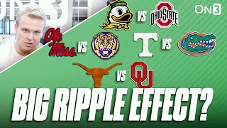 BIG CFB Week 7 Ripple Effect Coming  Oregon vs Ohio St  Tennessee vs Florida  Texas vs Oklahoma [upl. by Joann387]