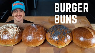 The Most AMAZING and EASY Burger Buns [upl. by Marlow]