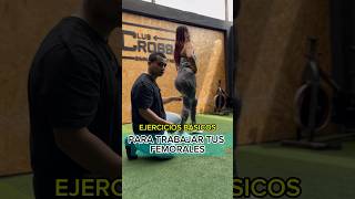 EJERCICIOS BÁSICOS PARA FEMORALES gym femoral gimnasio fitnesstips tips legday femorales [upl. by Htenay]