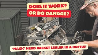 Head Gasket Sealer Repair in a Bottle What It REALLY DOES To An Engine Is it SAFE engine car [upl. by Notsgnik]