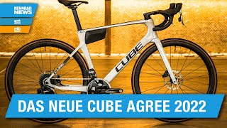 Cube Bikes Agree 2022 EnduranceRennrad Aerodynamik im Fokus [upl. by Henryetta33]