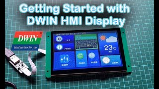 Getting Started with DWIN HMI DMG80480C07004WTC Smart Touch Display [upl. by Anairol94]