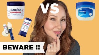 Aquaphor VS Vaseline 30 Yr PRO Makeup Artist Tested [upl. by Hnahc]