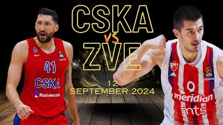 CSKA Moscow vs Crvena Zvezda  United League Super Cup Highlights  12 September [upl. by Grunberg136]