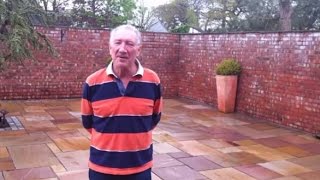 Blast Away Customer Review  Knutsford Cheshire  Patio Indian Sandstone Cleaning [upl. by Tricia905]