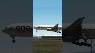 Windy Landing into Cape town aviation aviationlovers boeing777 microsoftflightsimulator 777 [upl. by Rraval254]