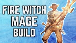 Dark Souls 3 Builds  Fire Witch Mage PvPPvE  Pure Sorcerer Build  Immolation Tinder [upl. by Ellehsram]