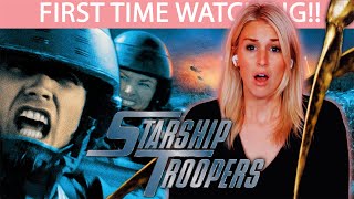 STARSHIP TROOPERS 1997  FIRST TIME WATCHING  MOVIE REACTION [upl. by Assiralk]