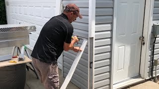 How To Replace A Vinyl Siding Corner [upl. by Atiral492]