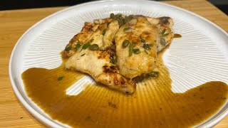 Chicken Piccata  QUICK amp EASY DINNER [upl. by Tiffa]