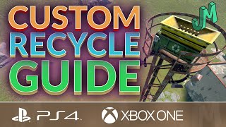 Recycler Spawn Guide for Custom Servers 🛢 Rust Console 🎮 PS4 XBOX [upl. by Atiugram]