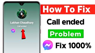 Messenger Call Failed Problem 2024  Messenger Call Ended Problem  How To Fix Messenger Call Failed [upl. by Pickard]