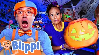 Blippi’s TrickorTreat Halloween Adventure 🎃🕷️  Spooky Fun and Educational Videos for Kids [upl. by Akenot]