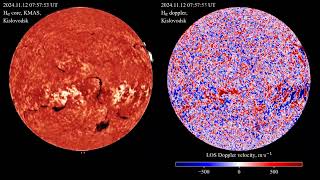 Hα 20241112  Spectroheliograph Data [upl. by Blase]