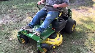 John Deere Zero Turn [upl. by Enelec]