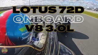 Onboard with the Legendary Lotus 72D V8 – F1 Pure Power [upl. by Inus]