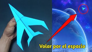 el avión de papel más sofisticado puede volar por el espacio [upl. by Aimak]