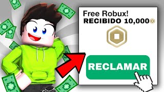 COSIGUE 10000 ROBUX GRATIS en ROBLOX METODO FACIL Y SEGURO😨 [upl. by Nahtannhoj150]