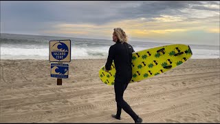 Did he just SURF during the TSUNAMI WARNING [upl. by Navinod]