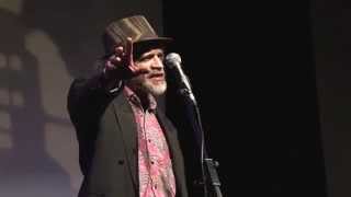 John Agard performs at London Liming Feb 2013 Put The Kettle On poem [upl. by Nahsyar]